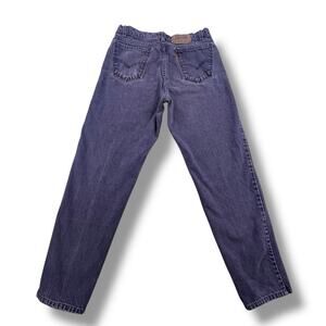 Vintage 80s Orange Tab Levi’s 550 black/grey denim jeans, Men’s size 34x32